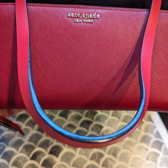 Like new: Kate Spade Mini Navy Vintage Satchel - Picture 4 of 8